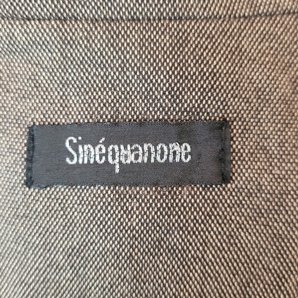 SINEQUANONE Blazer Jacket Brown Size M - Picture 7 of 8